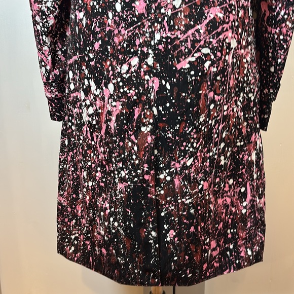 Norma Kamali Trench Coat Paint Splatter
Size M - Bold Artistic Statement Piece - Picture 8 of 15